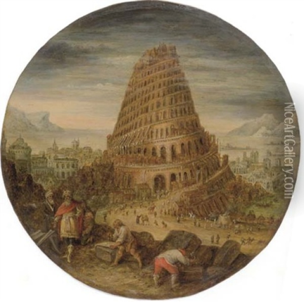 Torre Di Babele Oil Painting - Pieter Bruegel the Elder