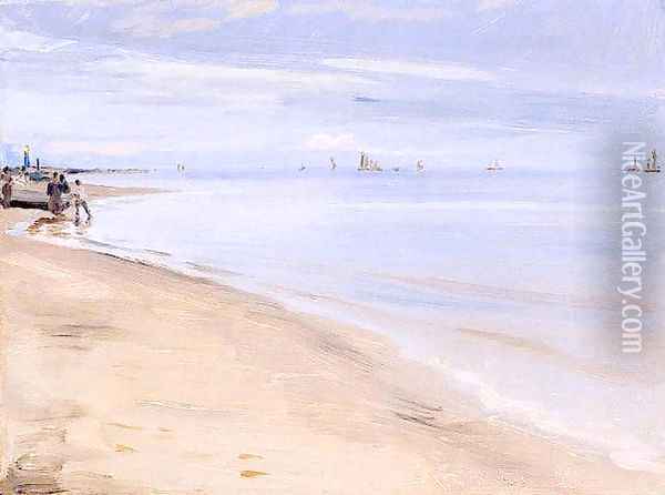 Playa de Skagen 2 Oil Painting - Peder Severin Kroyer