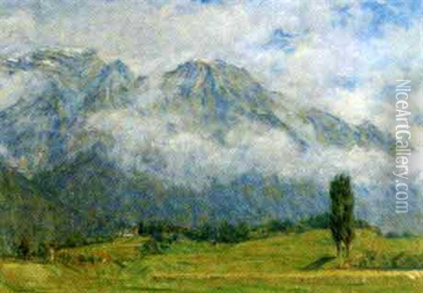 Tal-berge Oil Painting - Tom von Dreger