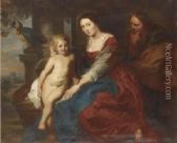 The Holy Family Oil Painting - Peter Paul Rubens
