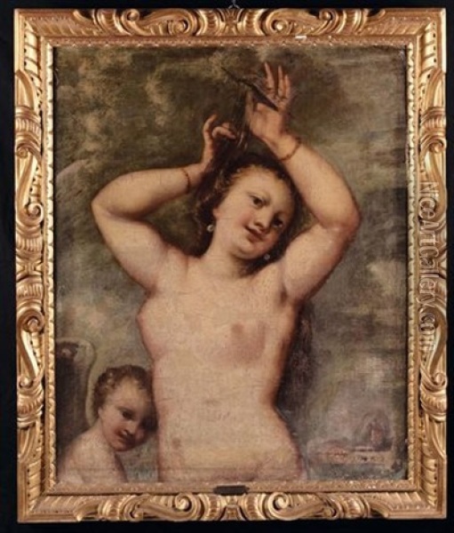 Ritratto Femminile Oil Painting - Marco Liberi