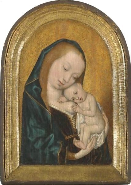 Virgin And Child Oil Painting - Unknown Painter