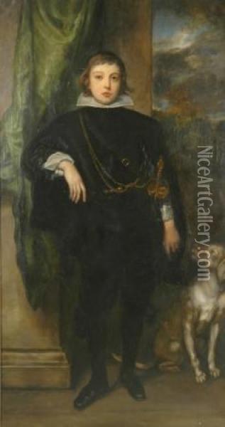 Prince Rupert Of The Palatinate Oil Painting - Sir Anthony Van Dyck