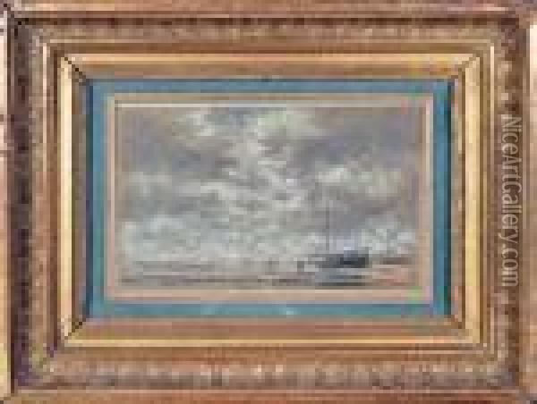 Bord De Mer Oil Painting - Eugene Boudin