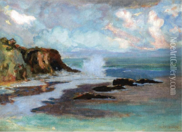 The Shore Of Iona Oil Painting - John A. Duncan
