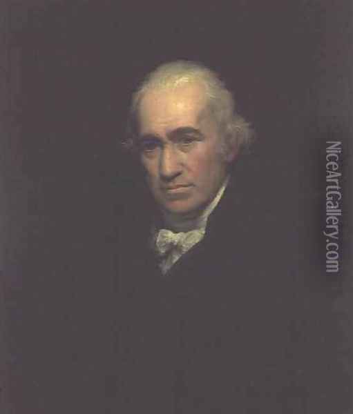 James Watt 1736-1819, after William Beechey 1753-1839 Oil Painting - John Partridge