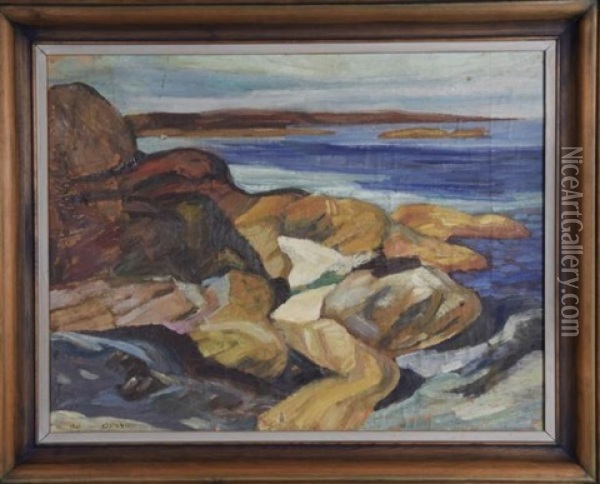 Spikarna Sundsvall Oil Painting - Helmer Osslund