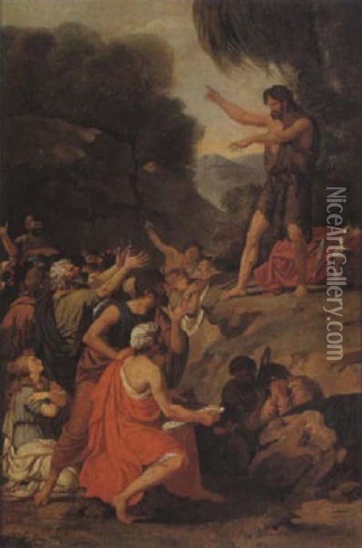 La Predication De Saint Jean-baptiste Oil Painting - Francois-Xavier Fabre