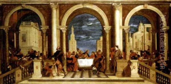 Tarquinio E Lucrezia Oil Painting - Jan Sanders (Jan van) Hemessen