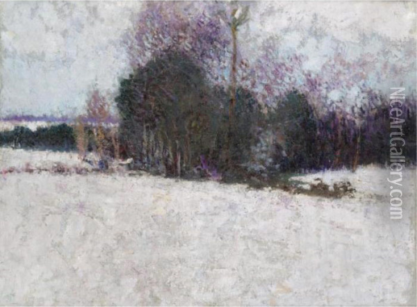 Paysage De Neige Oil Painting - Roderic O'Conor