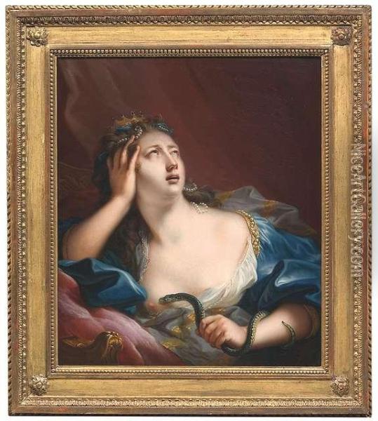 Cleopatra's Death Oil Painting - Johann Heinrich The Elder Tischbein
