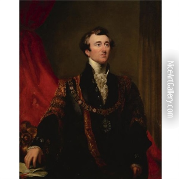 Portrait Of John Jonson, Lord Mayor Of London In 1845 Oil Painting - George Hayter