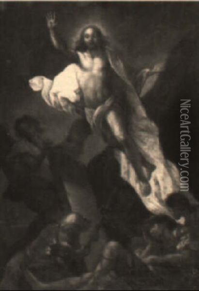 The Resurrection Oil Painting - Giuseppe Maria Crespi