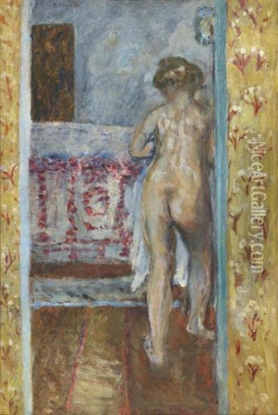 Femme A L'alcove Oil Painting - Pierre Bonnard
