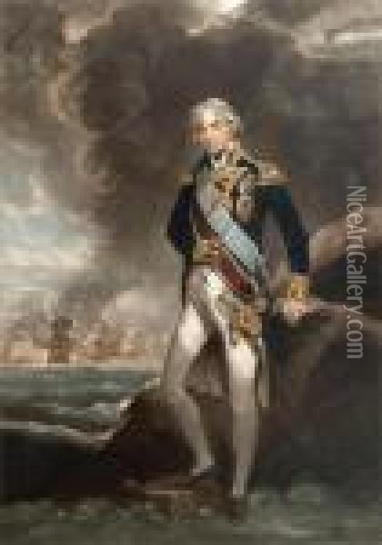 Lord Nelson Oil Painting - John Hoppner