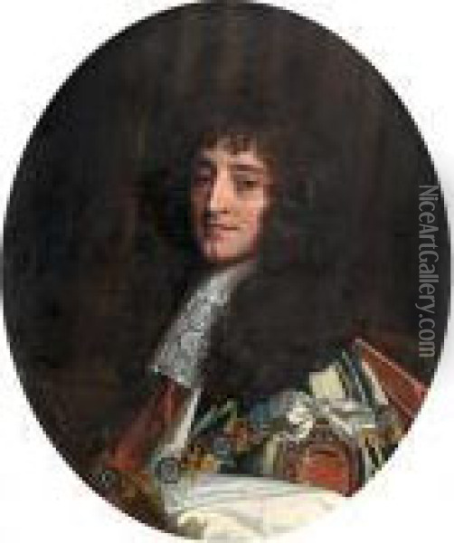 Portrait Of Prince Rupert Oil Painting - Sir Peter Lely