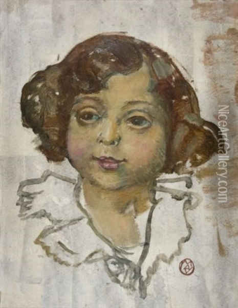 Portrait D'antoine Blocq A Cheval (study) Oil Painting - Maurice Denis