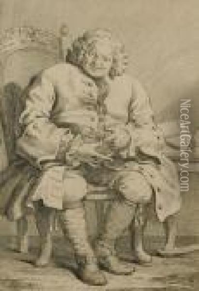 Simon, Lord Lovat Oil Painting - William Hogarth