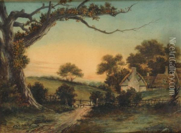 Campagna Inglese Oil Painting - Harry Fenn