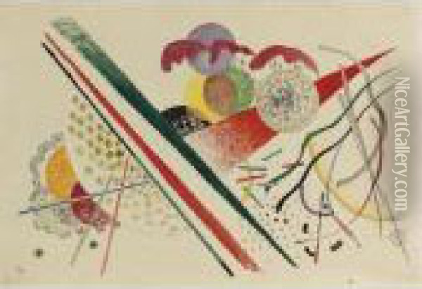 Ohne Titel (untitled) Oil Painting - Wassily Kandinsky