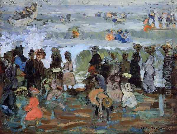 After The Storm Oil Painting - Maurice Brazil Prendergast