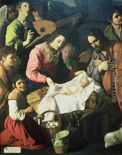 Adoration of the Shepherds, 1638 Oil Painting - Francisco De Zurbaran