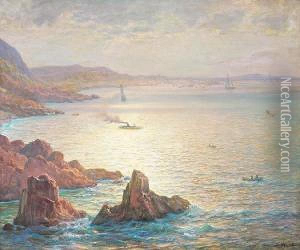 Scenery From San Francisco Bay Oil Painting - Peter Busch