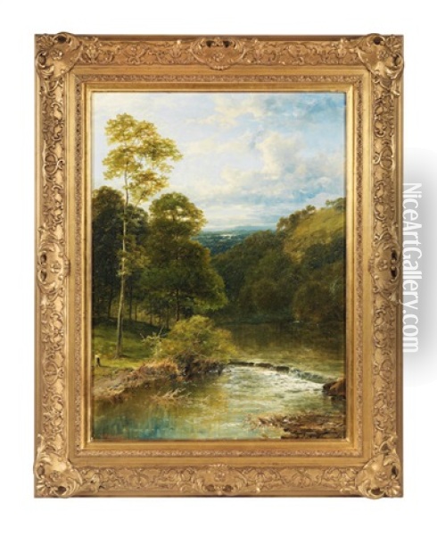 River Scene Oil Painting - John Brandon Smith