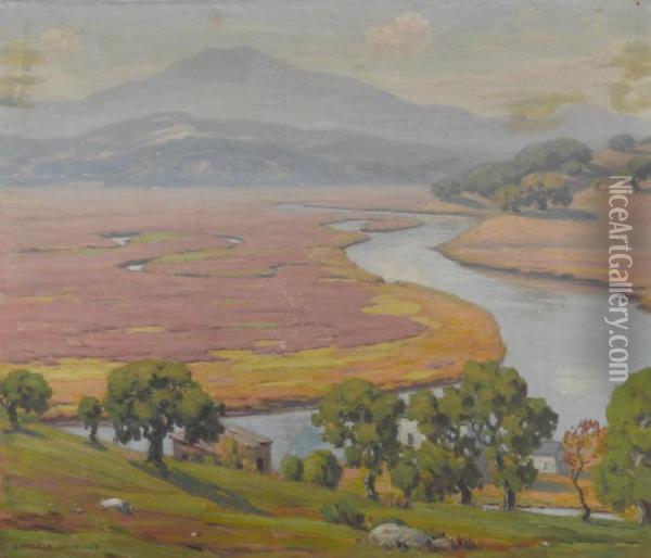 Tide Stream, Mount Tamalpais Oil Painting - Charles L.A. Smith