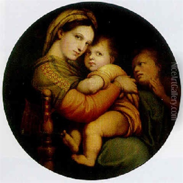 Madonna Della Sedia Oil Painting - Rembrandt Peale