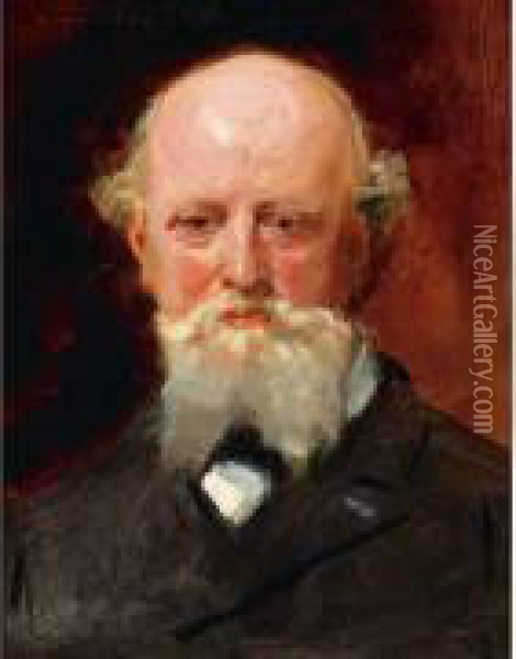 Portrait De Leon-emile Caille Oil Painting - Carolus (Charles Auguste Emile) Duran