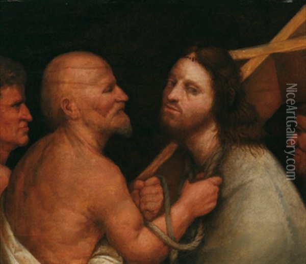 Kreuztragender Christus Mit Einem Schergen Oil Painting -  Giorgione