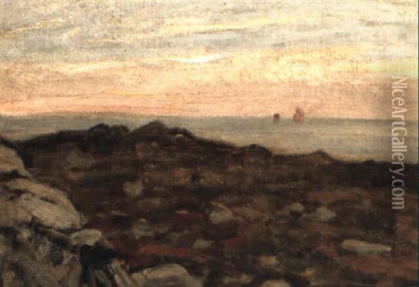 Coastal Scene Oil Painting - James Wilson Morrice
