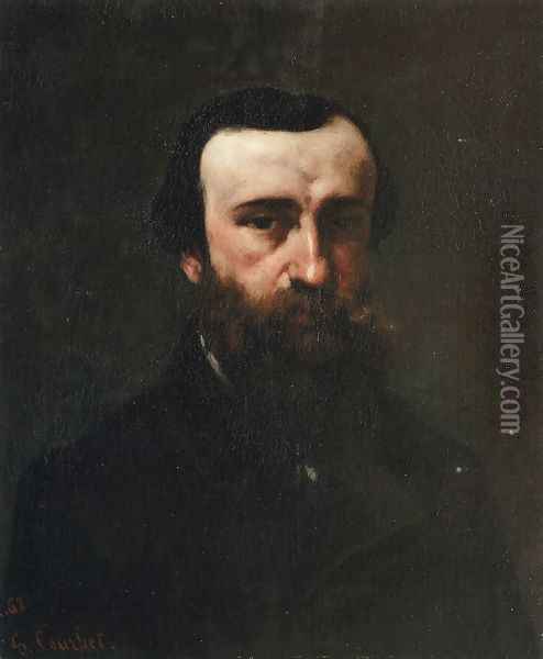 Portrait of Monsieur Nicolle Oil Painting - Gustave Courbet