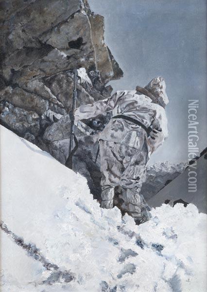Alpino Di Sentinella Oil Painting - Stefano Baghino