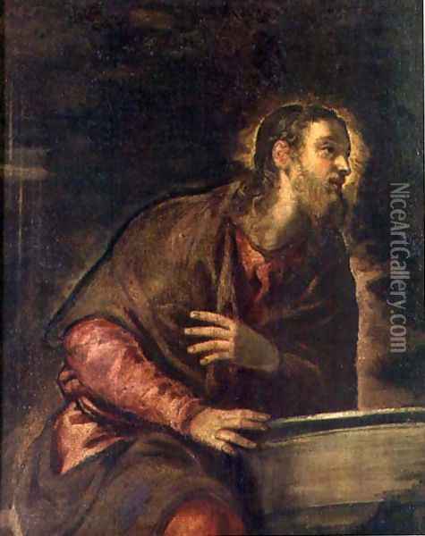 Christ at the Well, c.1560 Oil Painting - Jacopo Tintoretto (Robusti)