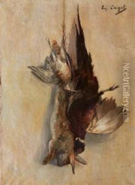 Nature Morte Au Gibier Oil Painting - Eugene Chigot