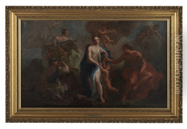 Judgment Of Paris Oil Painting - Joseph Esperling