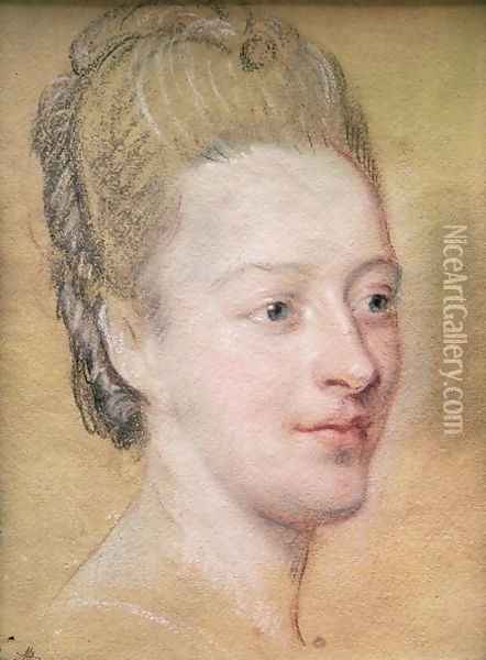 Portrait of Isabelle de Charriere 1740-1805 Belle de Zuylen, 1766 Oil Painting - Maurice Quentin de La Tour