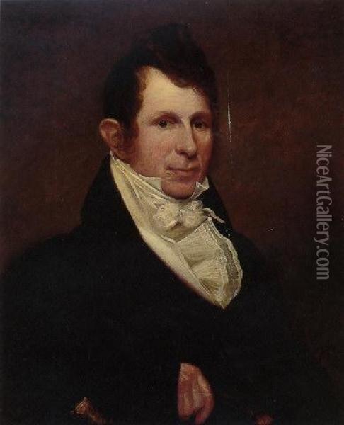 Portrait Of David W. Kilgour Oil Painting - Thomas Sully