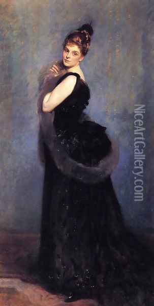 Mrs. George Gribble Oil Painting - John Singer Sargent