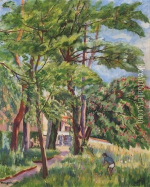 La Reinerie, Vallee Chevreuse Oil Painting - Henri Charles Manguin