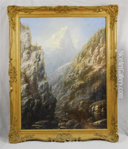 Peak Of Monte Leon Oil Painting - Sydney Herbert