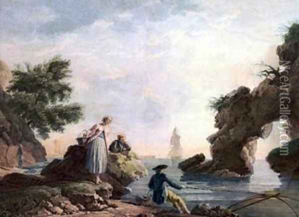 The Fishers Fortune Oil Painting - Claude-joseph Vernet