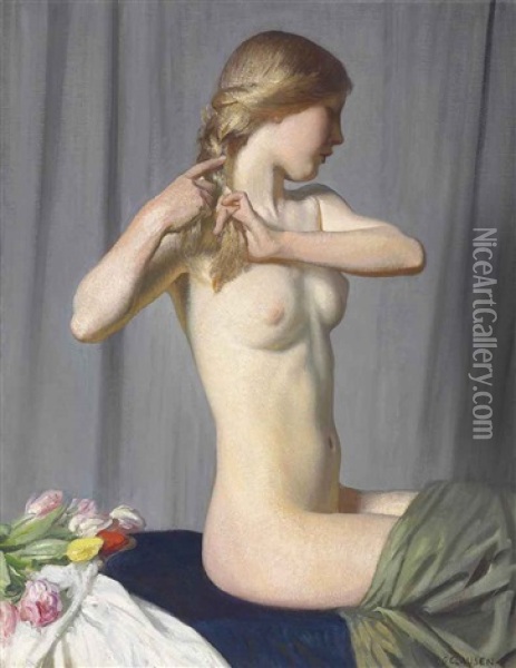 Primavera Oil Painting - Sir George Clausen