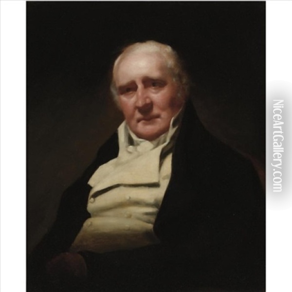 Portrait Of John Wauchope Oil Painting - Sir Henry Raeburn