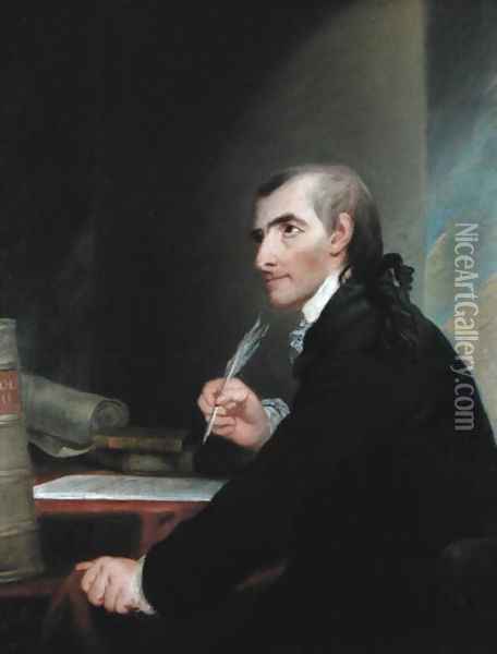 Francis Hopkinson 1738-91 Oil Painting - Robert Edge Pine