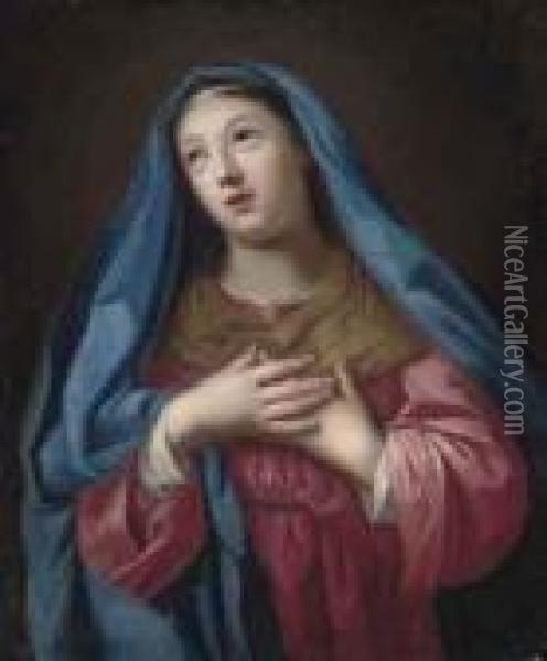 The Madonna Oil Painting - Carlo Dolci