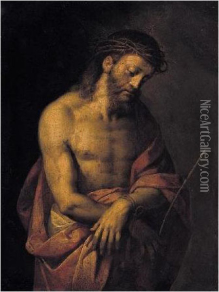 Ecce Homo Oil Painting - Tiziano Vecellio (Titian)