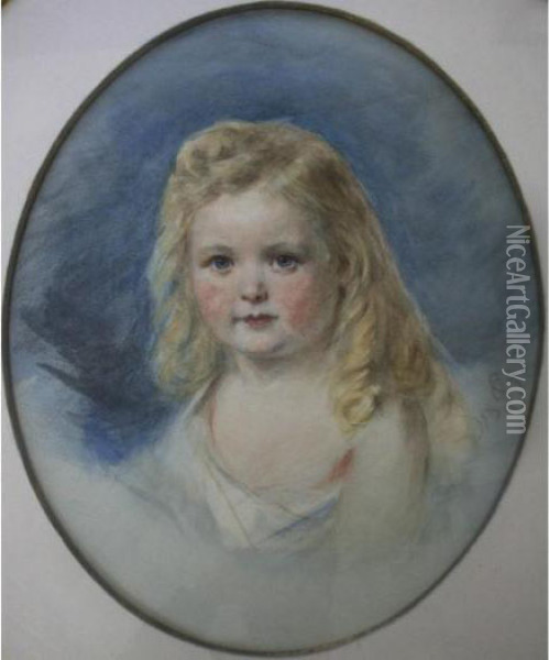 Portrait Of Charles Murray Pitman, Aged 3 Oil Painting - James Sant
